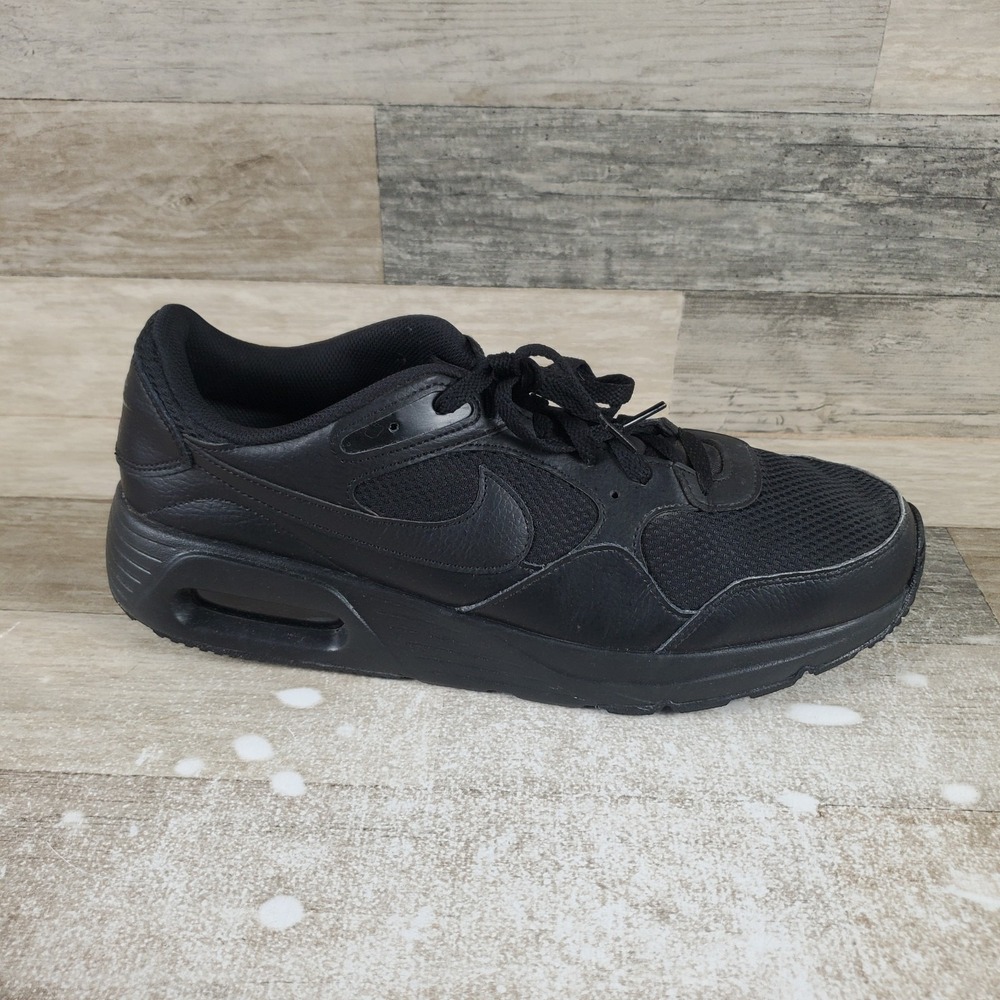Nike Air Max LTD 3 Mens Shoes Sz 13 Lifestyle Triple Black Lace-Up Sneakers